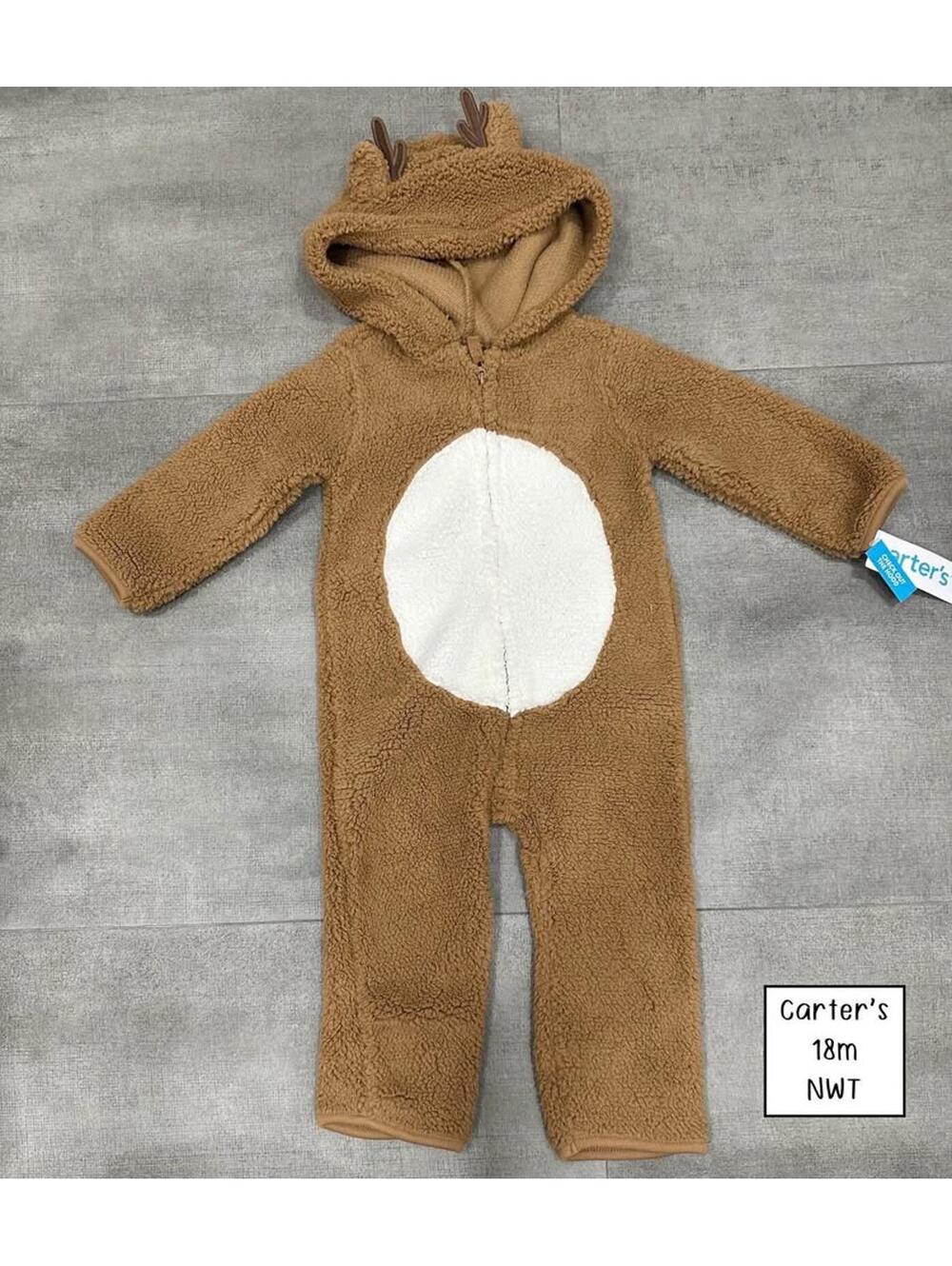 18m • Carter’s • Baby Toddler Boy or Girl Reindeer Christmas Outfit